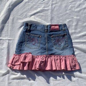 Y2K Denim Mini Skort 💖 👖